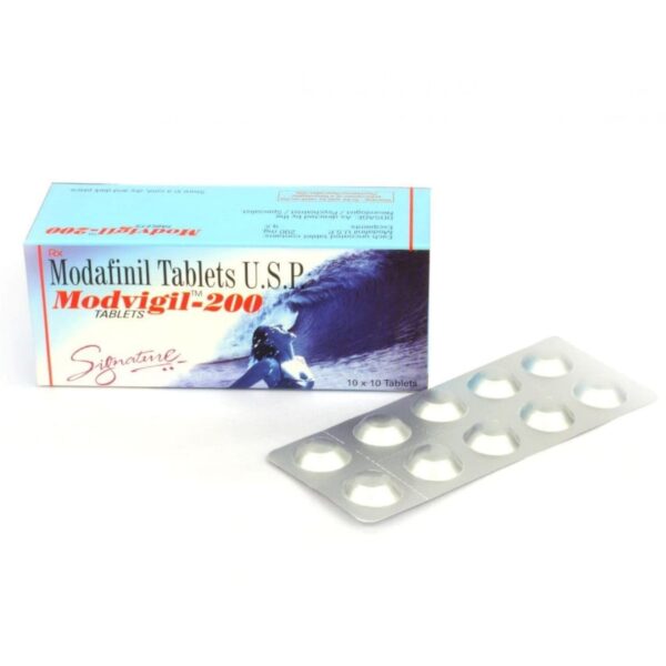 Modafinil 200mg (Modvigil) blister pack